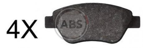 37817 Комплект тормозных колодок, дисковый тормоз A.B.S. подбор по vin на Brocar