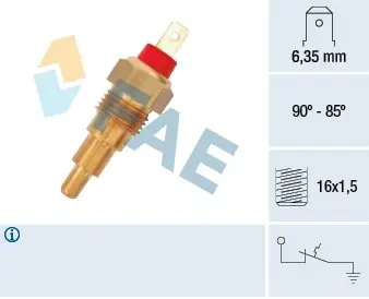 37620 Датчик температури охолоджуючої рідини Mazda 121 1.3/1.3 87-91 FAE підбір по vin на Brocar
