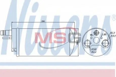 95494 Осушувач, кондиціонер NISSENS підбір по vin на Brocar