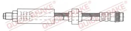32950 Тормозной шланг QUICK BRAKE подбор по vin на Brocar