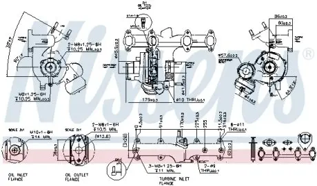 93091 Турбина VOLKSWAGEN GOLF IV (1J) (97-) 1.9 TDi (выр-во Nissens) NISSENS подбор по vin на Brocar