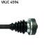 VKJC4594 Піввісь ліва Golf V 1.9 TDI (6 КПП) SKF підбір по vin на Brocar