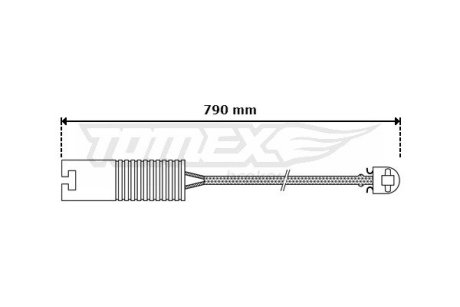 3030 CZUJNIK KLOCK. HAMULC. BMW 3 E36 TYŁ TOMEX підбір по vin на Brocar