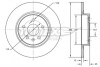 TX7259 TARCZA HAMULC. OPEL ASTRA J 09- TYŁ TOMEX підбір по vin на Brocar