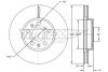 TX7273 TARCZA HAMULC. FIAT SEDICI 06- PRZÓD TOMEX підбір по vin на Brocar