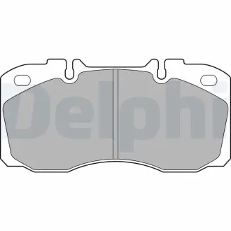 LP2138 Гальмівні колодки, дискове гальмо (набір) DELPHI підбір по vin на Brocar