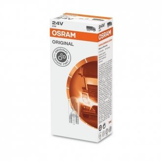 2840 Автолампа Osram 2840 W2W W2,1x9,5d 2 W 2,6 W прозрачная OSRAM подбор по vin на Brocar