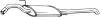 279461 Глушитель задняя часть VW Passat B3/B4 (88-96) (279-461) BOSAL BOSAL підбір по vin на Brocar