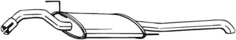 279461 Глушитель задняя часть VW Passat B3/B4 (88-96) (279-461) BOSAL BOSAL подбор по vin на Brocar