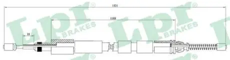 C0974B Трос LPR підбір по vin на Brocar