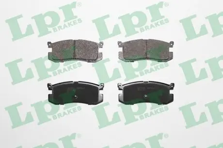 05P037 Комплект тормозных колодок, дисковый тормоз LPR 05P037 LPR підбір по vin на Brocar