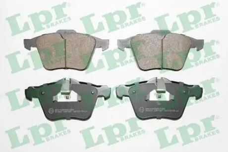 05P1587 Комплект гальмівних колодок, дискове гальмо 05P1587 LPR LPR підбір по vin на Brocar