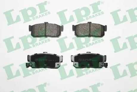05P602 Колодки тормозные дисковые, комплект LPR подбор по vin на Brocar