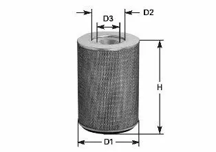 MA510 Воздушный фильтр CLEAN FILTERS подбор по vin на Brocar