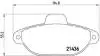 P23060 Гальмівні колодки, дискове гальмо (набір) BREMBO підбір по vin на Brocar