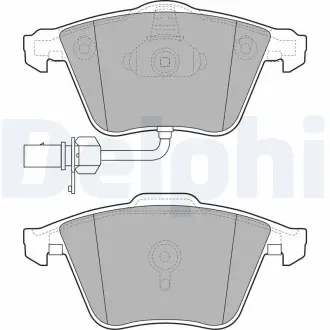 LP2032 Комплект гальмівних колодок, дискове гальмо DELPHI підбір по vin на Brocar