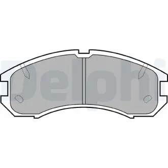 LP595 Комплект тормозных колодок, дисковый тормоз DELPHI підбір по vin на Brocar