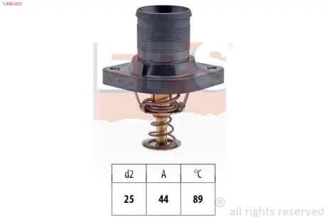 1880423 Термостат Citroen C4/Peugeot 206/307/406/407 1,8 16V-2,0 HDI(136) 99- EPS подбор по vin на Brocar