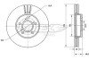 TX7111 TARCZA HAMULC. FORD FOCUS II 04-11 TOMEX підбір по vin на Brocar