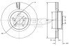 TX7274 TARCZA HAMULC. SUBARU FORESTER 02- TOMEX підбір по vin на Brocar