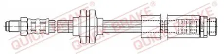 35902 Гальмівний шланг QUICK BRAKE підбір по vin на Brocar