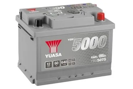 YBX5075 Стартерная аккумуляторная батарея YUASA подбор по vin на Brocar