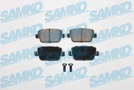 5SP1272 Тормозные колодки дисковые зад. Ford Galaxy, Mondeo 07- SAMKO подбор по vin на Brocar