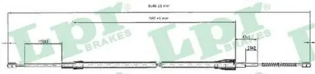 C0812B Тросик стояночного тормоза LPR підбір по vin на Brocar