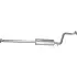Алюм глушник. сталь, середн. частина Hyundai Getz 1.1i/1.4i (10.66) Polmostrow