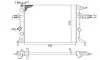350213960003 Радіатор двигуна OPEL ASTRA G (F08, F35, F48, F69 - MANUAL) MAGNETI MARELLI підбір по vin на Brocar