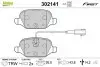 Гальмівні колодки дискові ABARTH/FIAT/LANCIA 500/Panda/Ypsilon/Idea "0,9-1,6 "R "04>> 302141