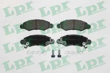 05P1280 Гальмівні колодки, дискове гальмо (набір) LPR підбір по vin на Brocar