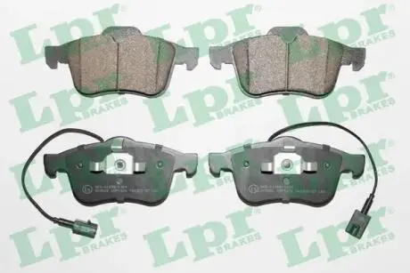 05P1470 Гальмівні колодки, дискове гальмо (набір) LPR підбір по vin на Brocar