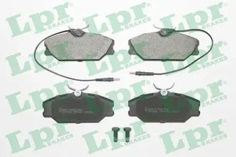05P445 Комплект тормозных колодок, дисковый тормоз LPR подбор по vin на Brocar