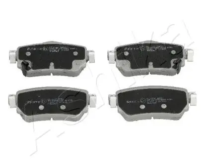 5101107 Тормозные колодки дисковые зад. Nissan Qashqai II Renault Kadjar 1.2-1.6D 11.13- ASHIKA подбор по vin на Brocar