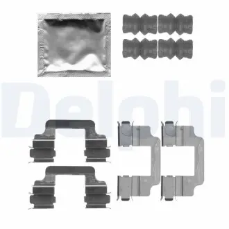 LX0509 Комплектующие, колодки дискового тормоза DELPHI подбор по vin на Brocar