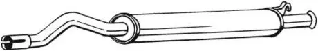 105159 Глушник системи випуску (середній) BOSAL підбір по vin на Brocar