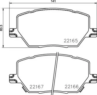 P23164 Тормозные колодки к-кт. BREMBO подбор по vin на Brocar