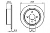 Диск гальмівний (задній) BMW 3 (E30) 82-94 (258x10) 0986478034