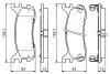 0986494341 Комплект тормозных колодок, дисковый тормоз BOSCH підбір по vin на Brocar