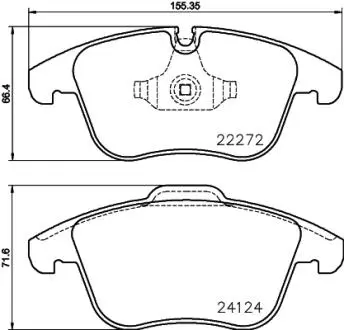 P36030 Гальмівні колодки (набір) BREMBO підбір по vin на Brocar