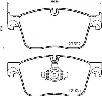 P36031 Гальмівні колодки дискові BREMBO підбір по vin на Brocar