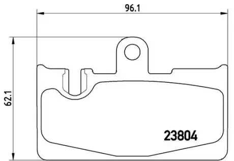 P83059 Тормозные колодки дисковые BREMBO підбір по vin на Brocar