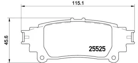 P83132 Гальмівні колодки дискові BREMBO підбір по vin на Brocar