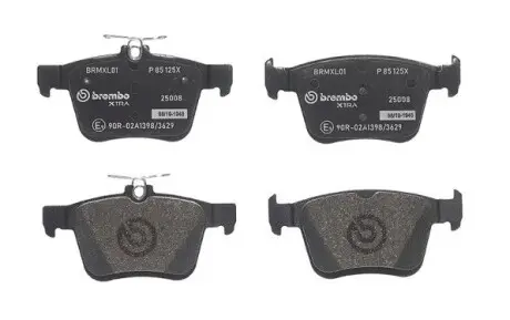 P85125X Тормозные колодки дисковые BREMBO подбор по vin на Brocar