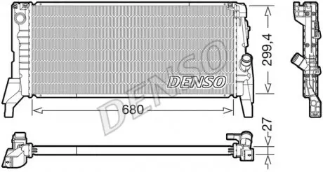 DRM05119 Радіатор основний DENSO підбір по vin на Brocar