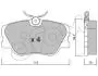 KLOCKI HAMULC. MERCEDES W124  84-96 822-061-0