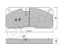 Комплект гальмівних колодок, дискове гальмо 822-269-0