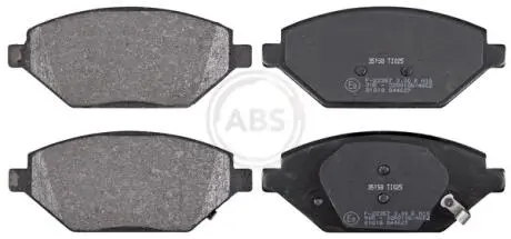 35158 KLOCKI HAMULC. OPEL KARL 15- PRZÓD A.B.S. підбір по vin на Brocar
