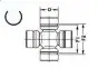 U925 Хрестовина 29.0x(49.0x52.0) GKN (Lobro) підбір по vin на Brocar